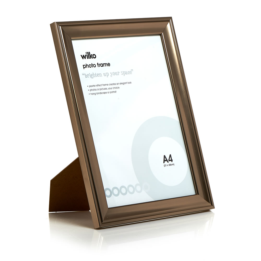 Wilko A4 Pewter Effect Photo Frame for £2.50