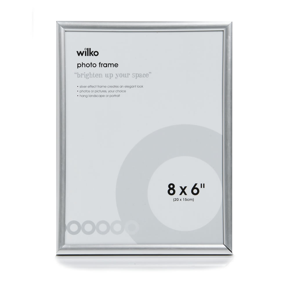 Wilko Silver-Effect Easy Photo Frame 8 x 6 Inch for £1.50
