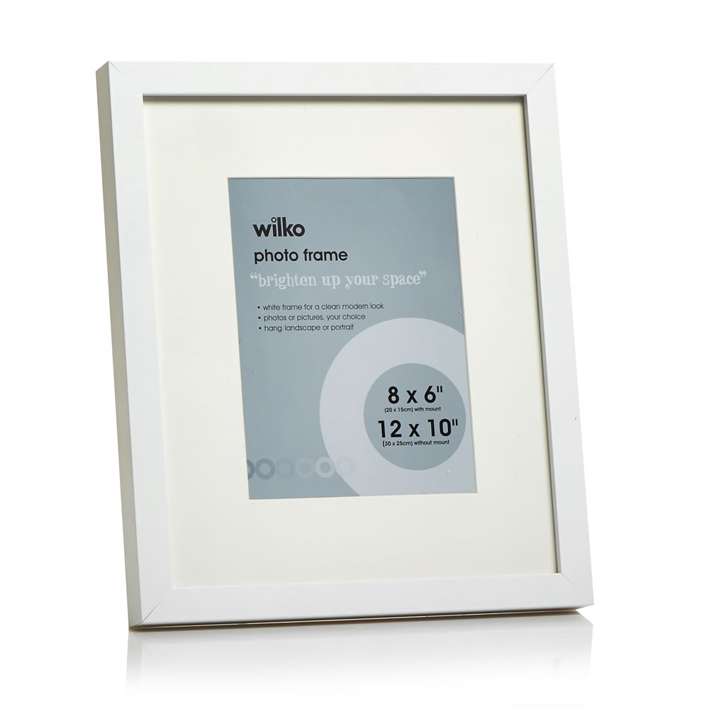 Wilko White Photo Frame 12 x 10 Inch for £5.00