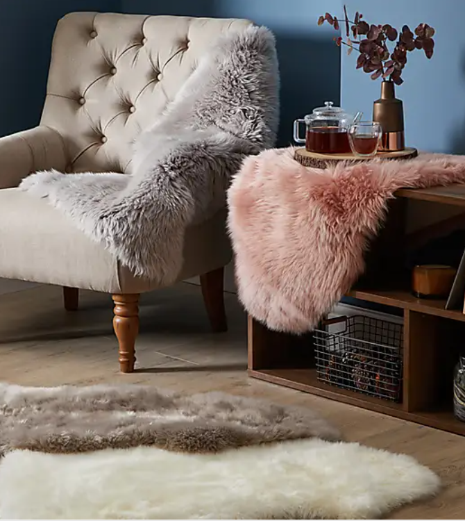 sheepskin rug