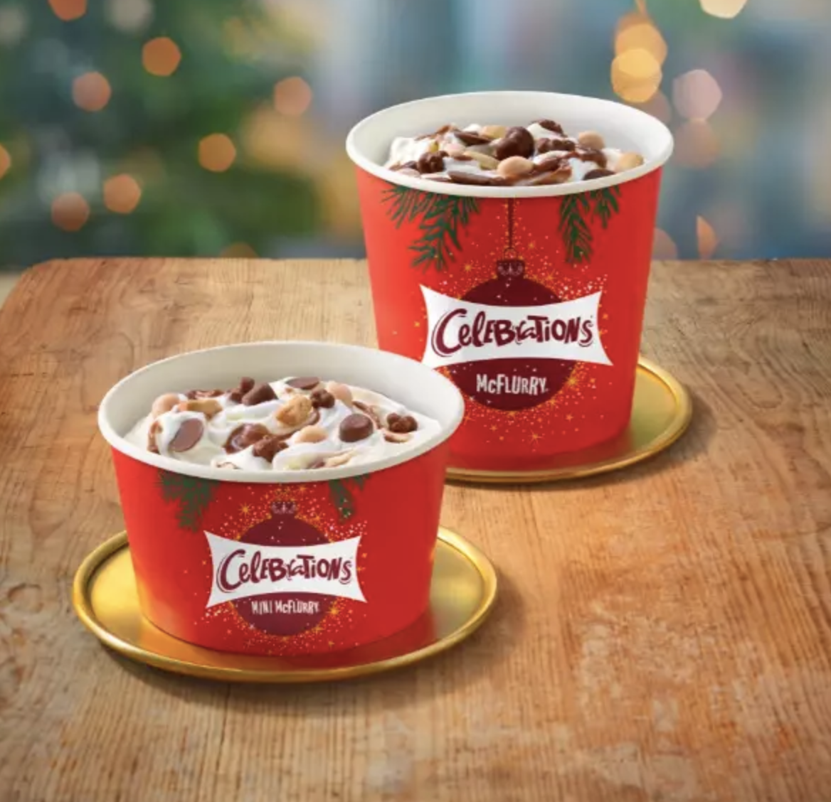McDonald's New Christmas Menu Including Celebrations McFlurries