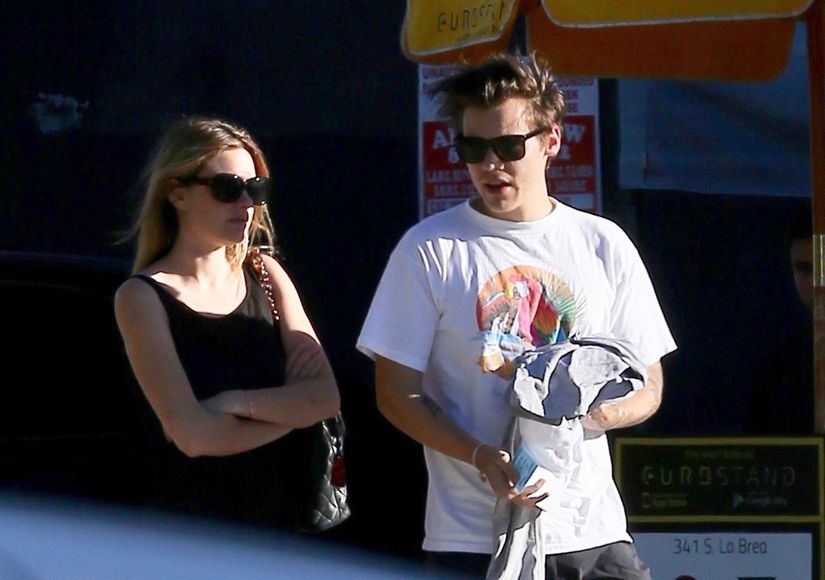 Harry Styles and Camille Rowe