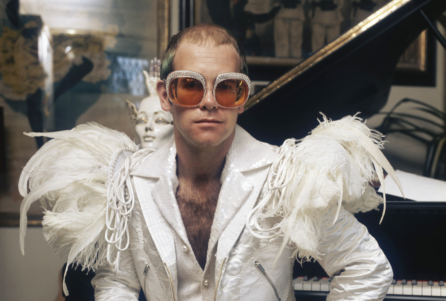 Elton John net worth A young Elton John