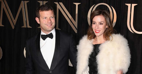 Dermot O’Leary with wife Dee at a glitzy gala event.