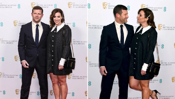 Dermot O’ Leary with his wife Dee Koppang at the BAFTAS.