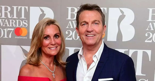 Bradley Walsh with wife Donna Derby.