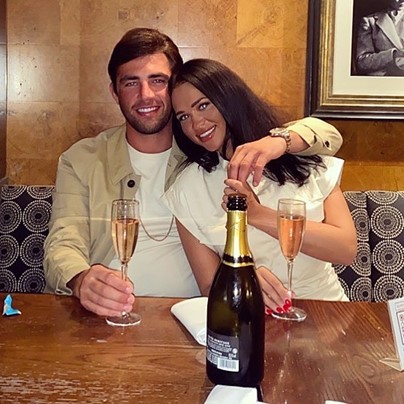 Jack enjoying drinks with his ex-girlfriend Connie O’Hara.