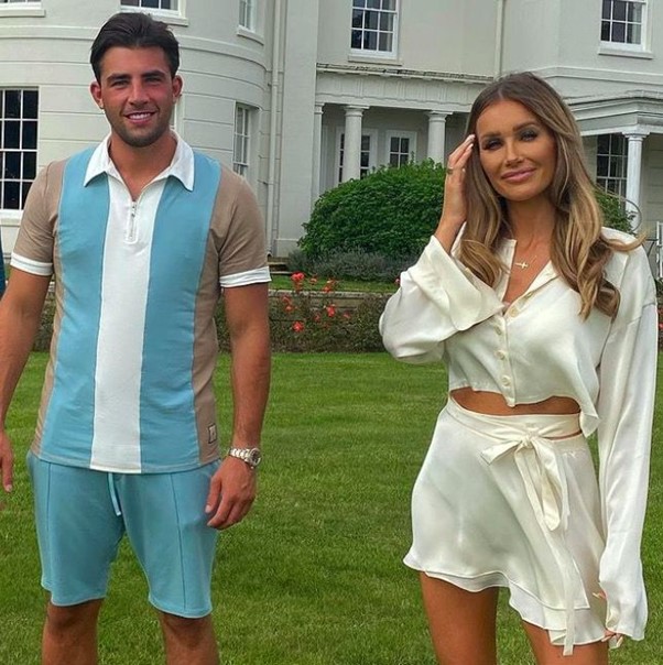 Jack Fincham with his Love Island co-star Laura Anderson.