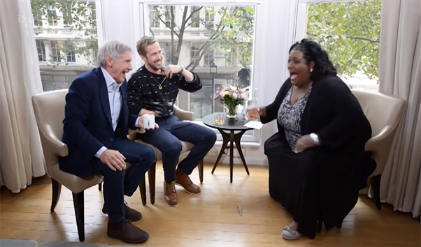 Alison Hammond This Morning: interviewing actors Harrison Ford and Ryan Gosling.