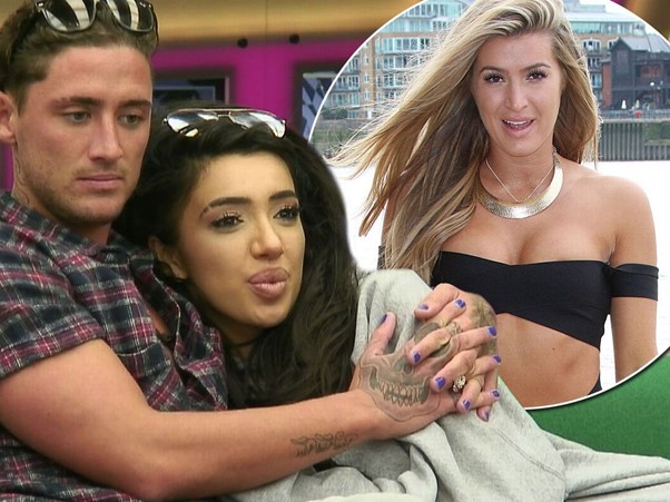 The reality star with Chloe Khan in Celebrity Big Brother- who cheated on his ex Lillie Lexie Gregg.