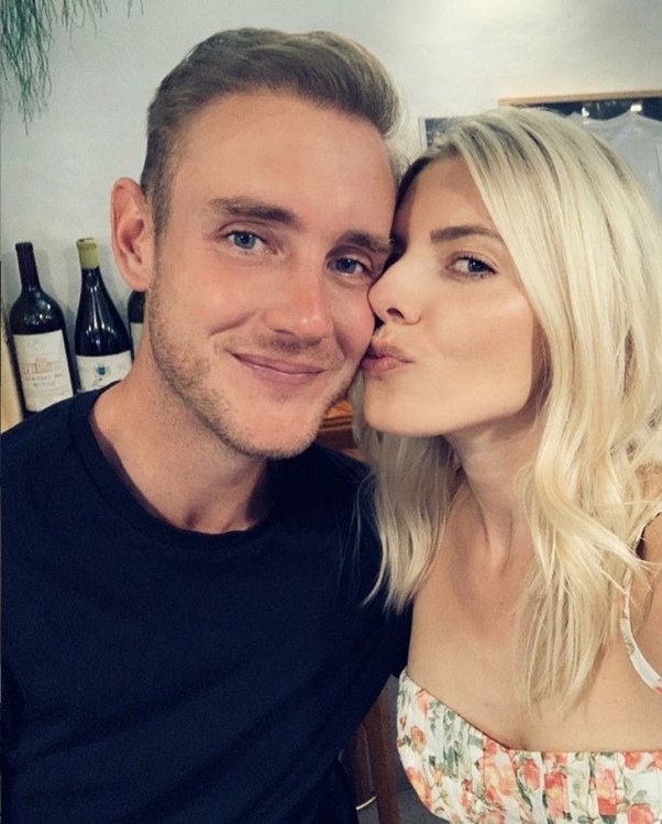 Stuart Broad and Mollie King.