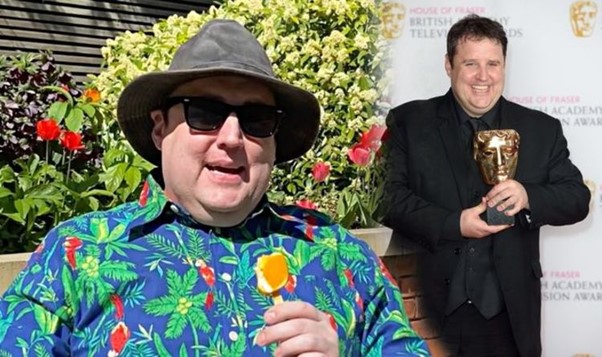 Peter Kay Weight Loss: the star looking noticeable thinner.