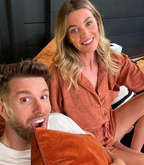 Joel Dommett Instagram: With wife Hannah Cooper.