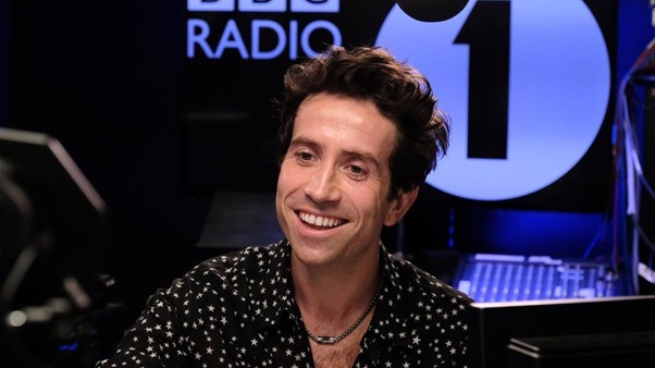 The Radio 1 presenter during his Drivetime show.