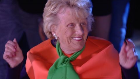 Nanny Pat showing off her Harlem Shake.