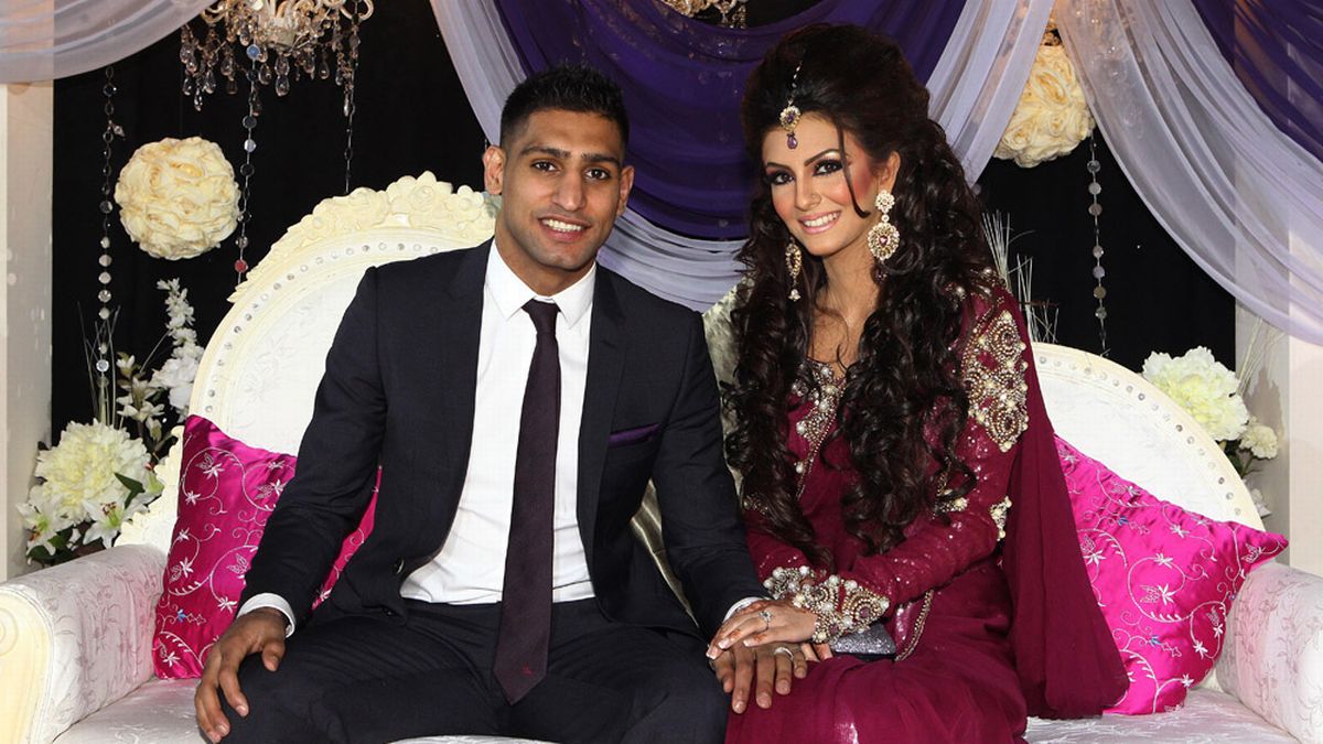 Amir Khan and Faryal Makhdoom Engagement