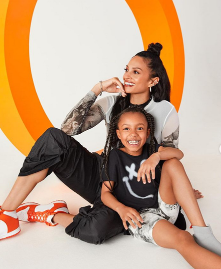 Alesha Dixon Pregnant: With oldest daughter Azura in a campaign for George at Asda.