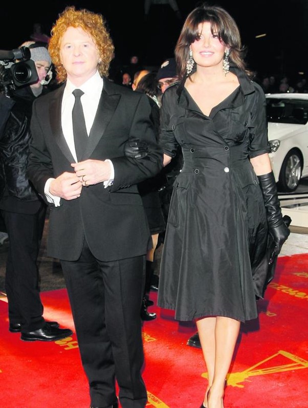 Gabriella Wesberry and Mick Hucknall hit the red carpet.