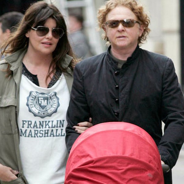 Gabriella Wesberry and Mick Hucknall become parents for the first time.