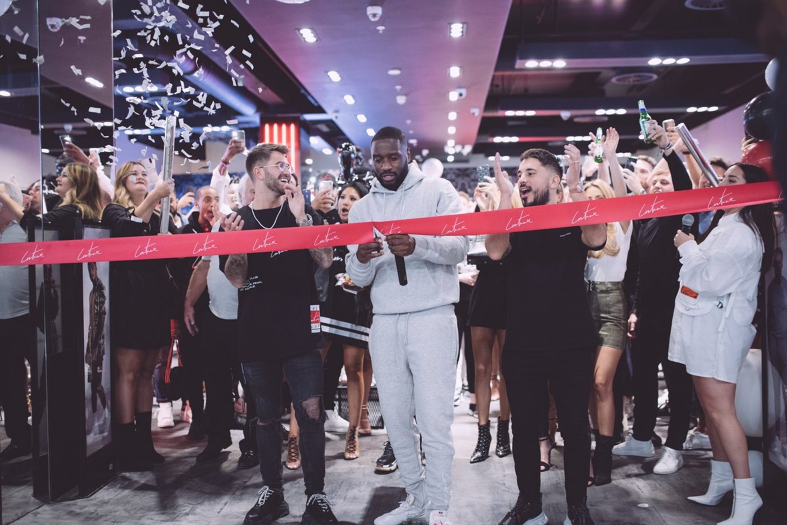 Ross Worswick and Scott Shashua opening their new store in Manchester’s Trafford Centre.