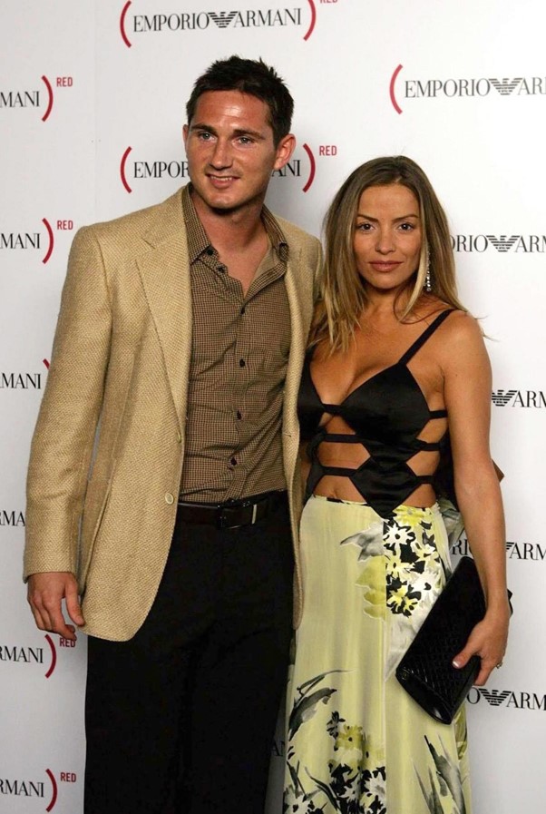 Elen Rivas and Frank Lampard during their relationship together.