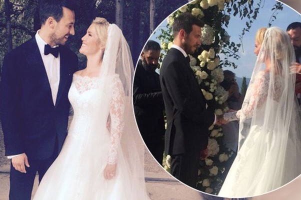 Alex Partakis and Heidi Range get hitched.