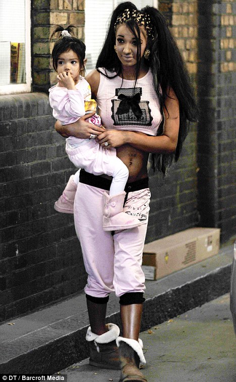 Chloe Khan Daughter: during her X Factor days.