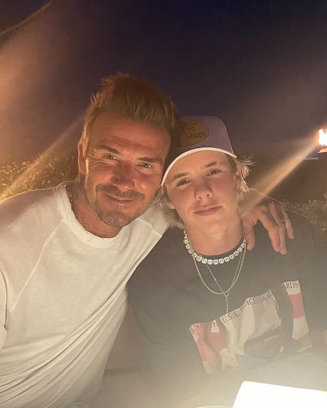 Cruz Beckham Father