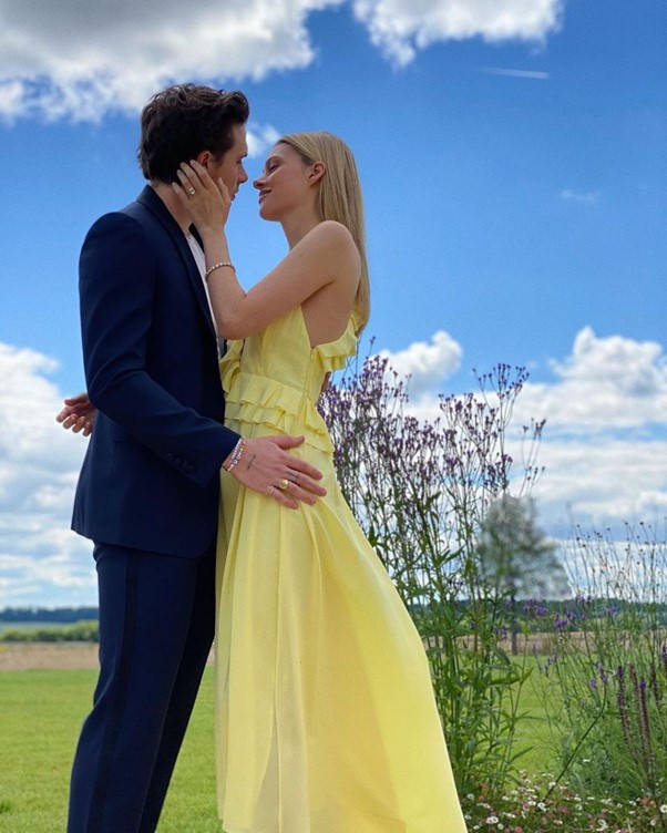 The loved up pair get engaged.