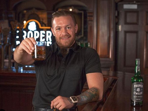 Conor McGregor Net Worth: The star’s Proper Twelve whisky brand.