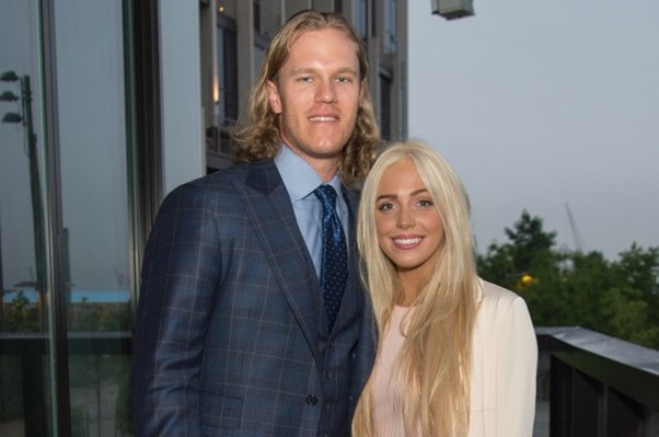 Alex Cooper and her ex, Noah Syndergaard.