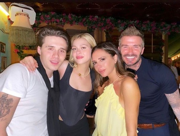 Brooklyn Beckham Nicola Peltz: The model and actress gets acquainted with the Beckhams.