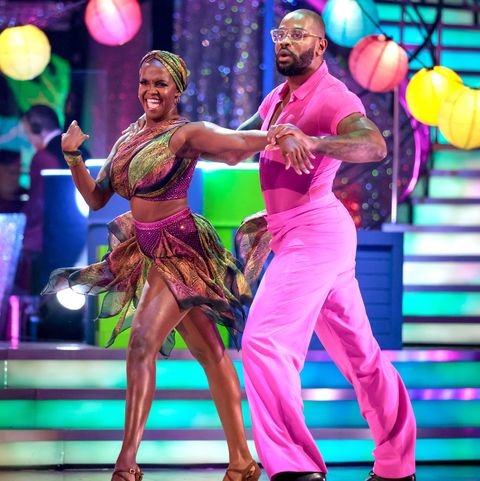 The rugby ace hitting the floor on Strictly Come Dancing.