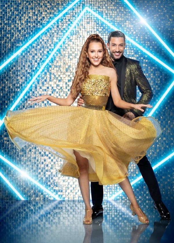 The professional dancer with EastEnders actress Rose Ayling-Ellis in Strictly Come Dancing.