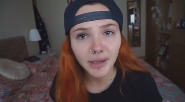 Sarah Goodhart breaks down about her experiences on Geordie Shore on her YouTube channel.