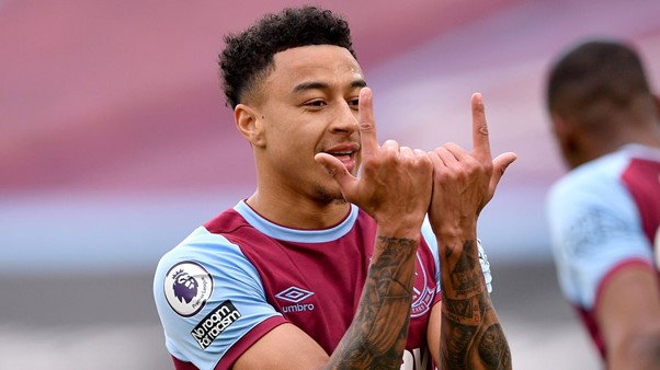 The footballer enjoys at win at West Ham.