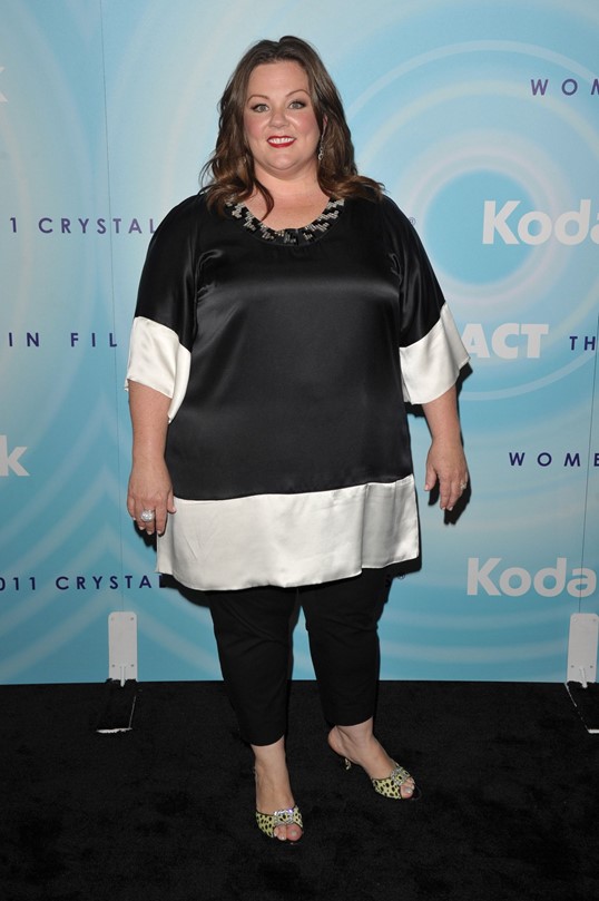 The actress before her recent weight loss.