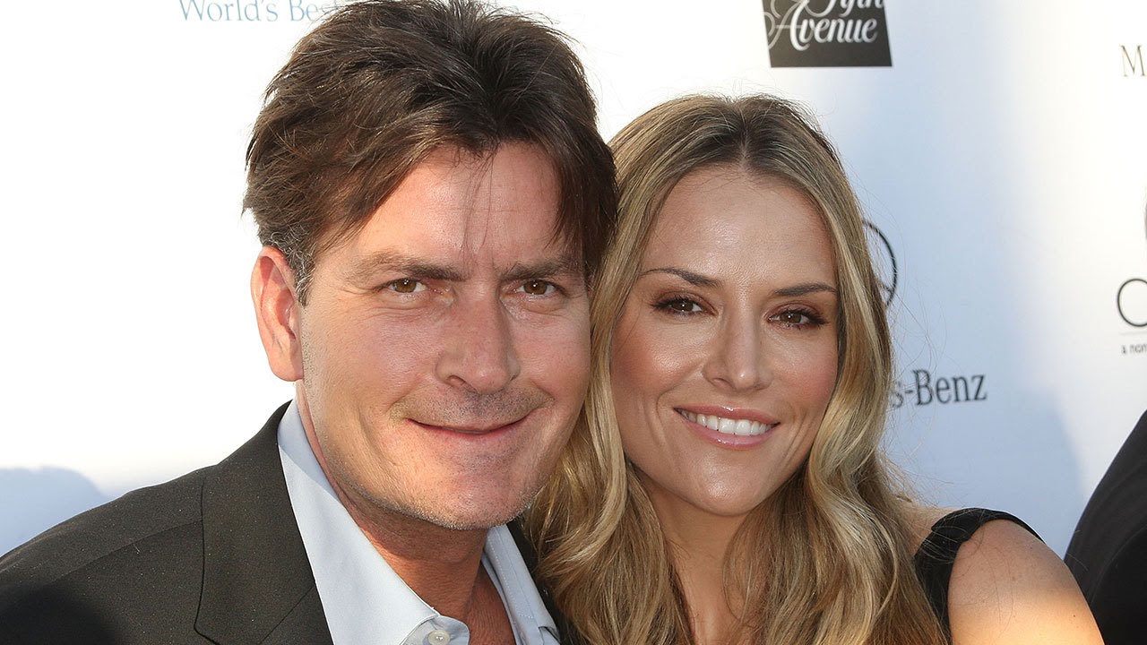 Charlie Sheen and Brooke Mueller