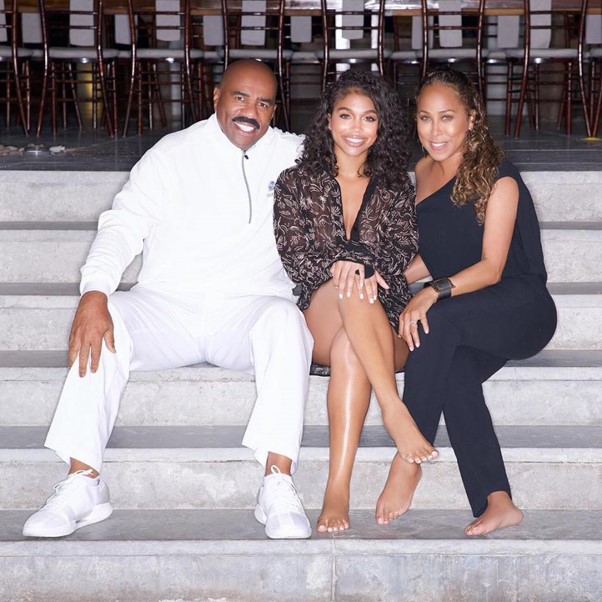 Michael B Jordan Girlfriend: Lori Harvey with her famous parents.