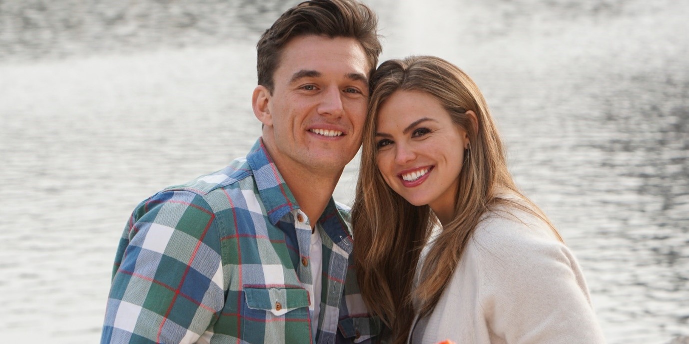 Tyler Cameron with Hannah Brown in The Bachelorette.