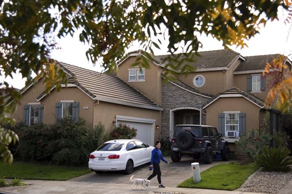 The former Mayor’s home, which was raided under police investigation.