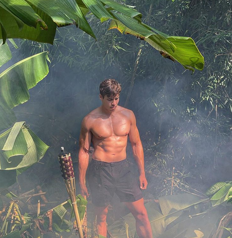 Joseph Baena filming the upcoming movie Lava in Hawaii.