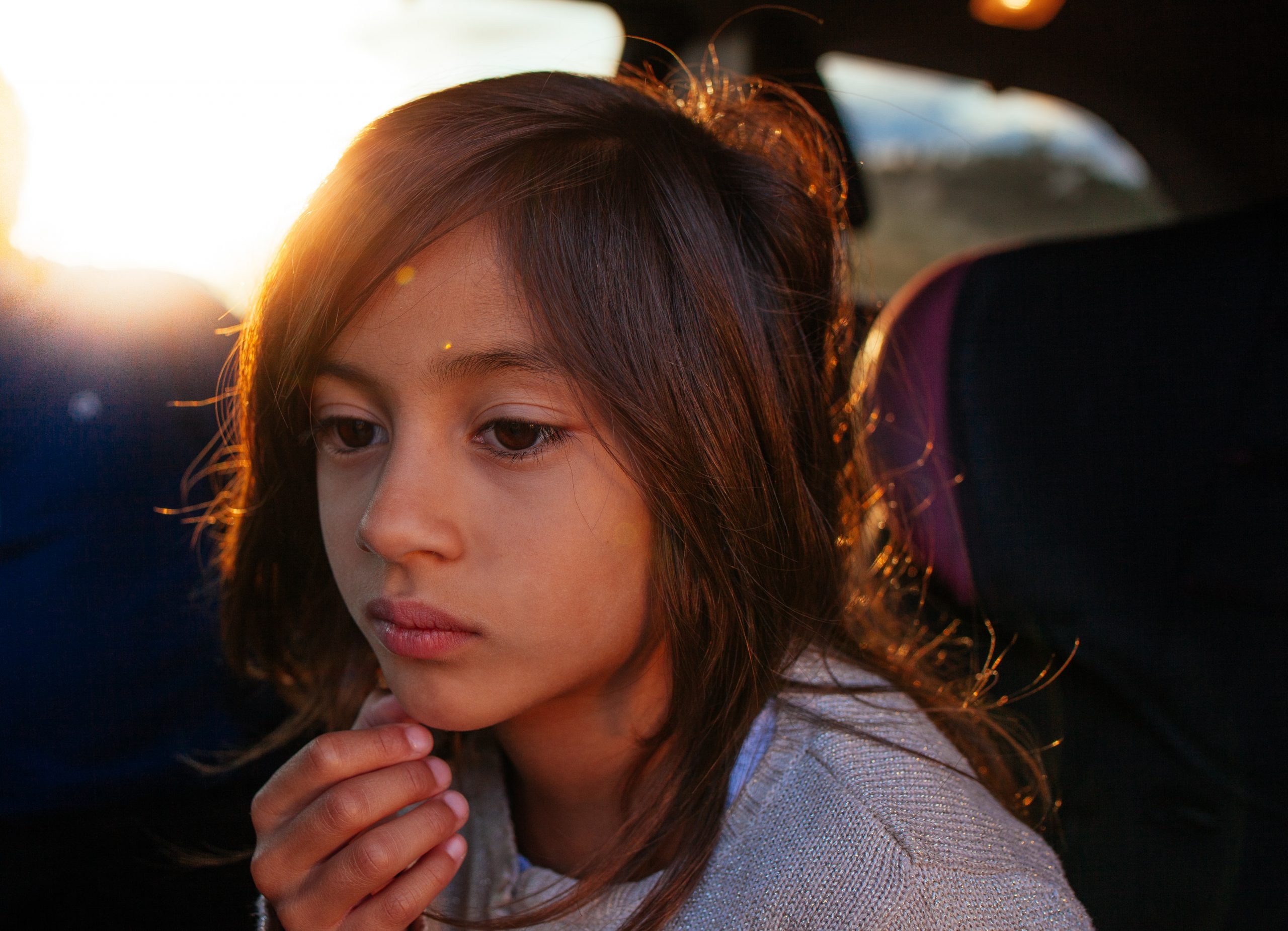 Little Girl in the Car