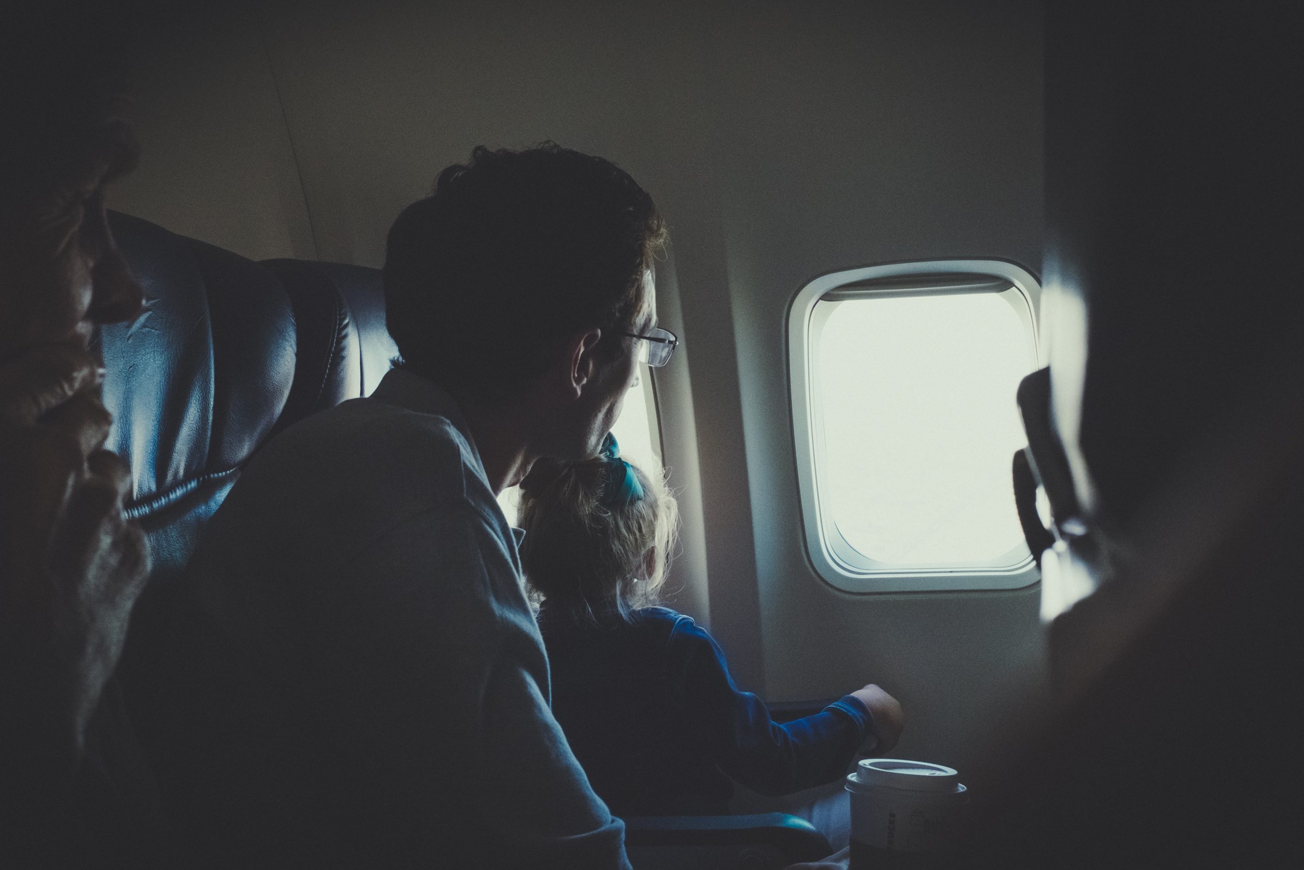 Little Girl on Plane