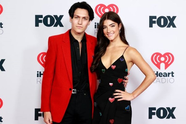 Charli and Chase: Appearing at a red carpet ceremony.