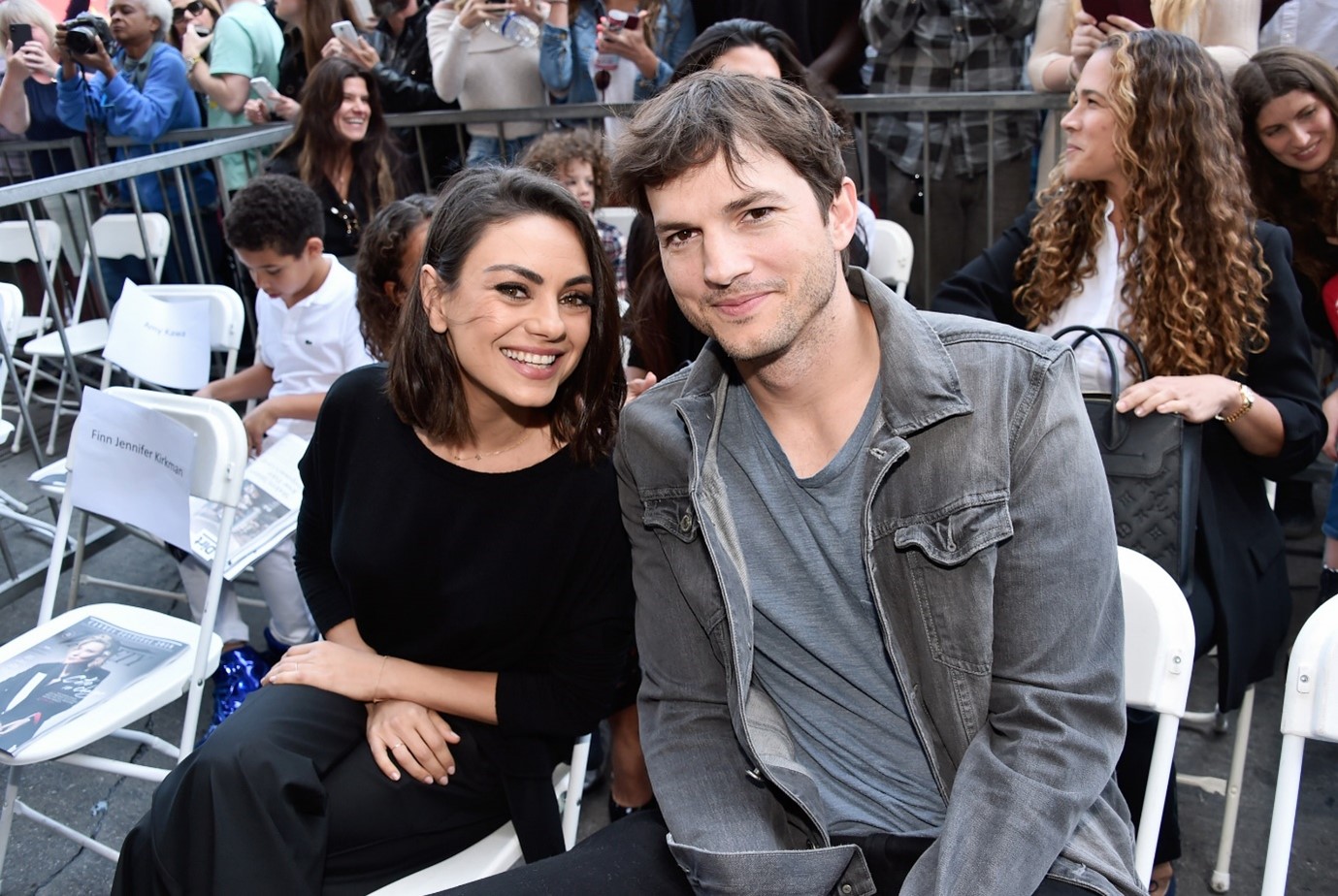 Mila and her husband, Ashton Kutcher.