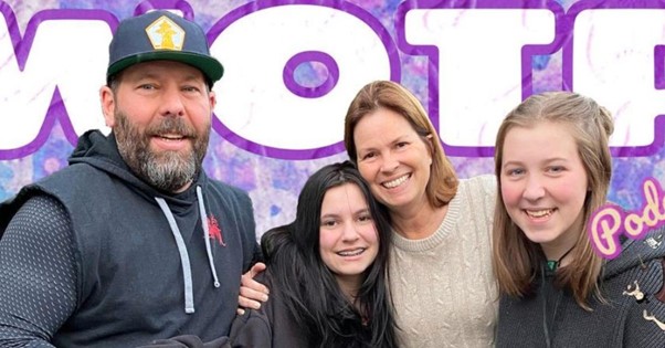 Bert Kreischer Net Worth: With wife LeeAnn and their two daughters.