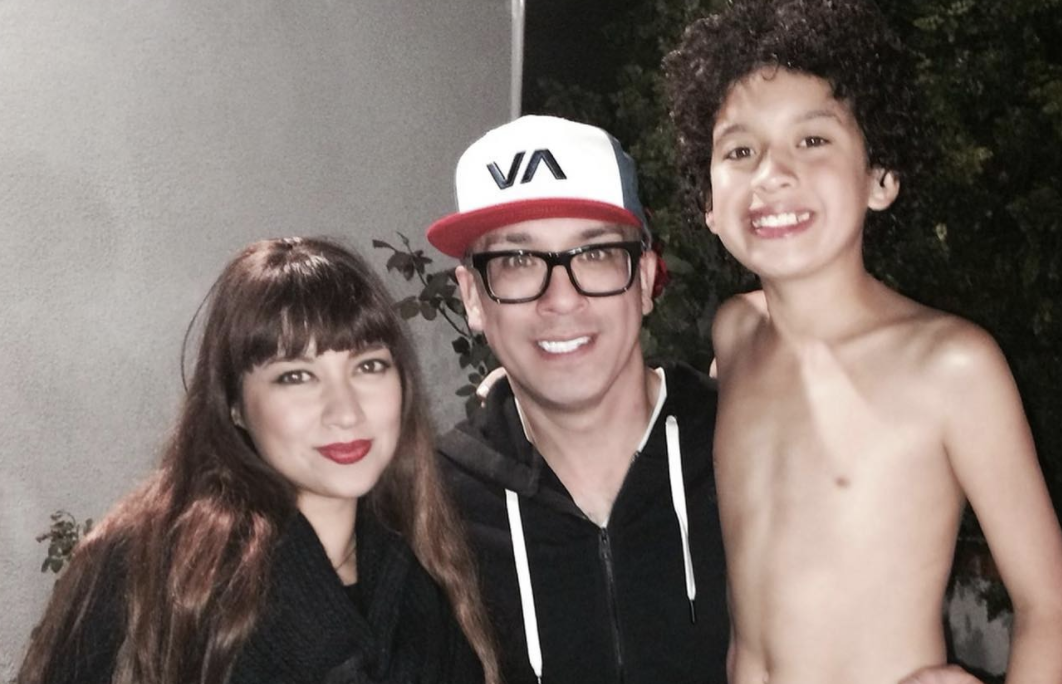 Angie King, Jo Koy and their son