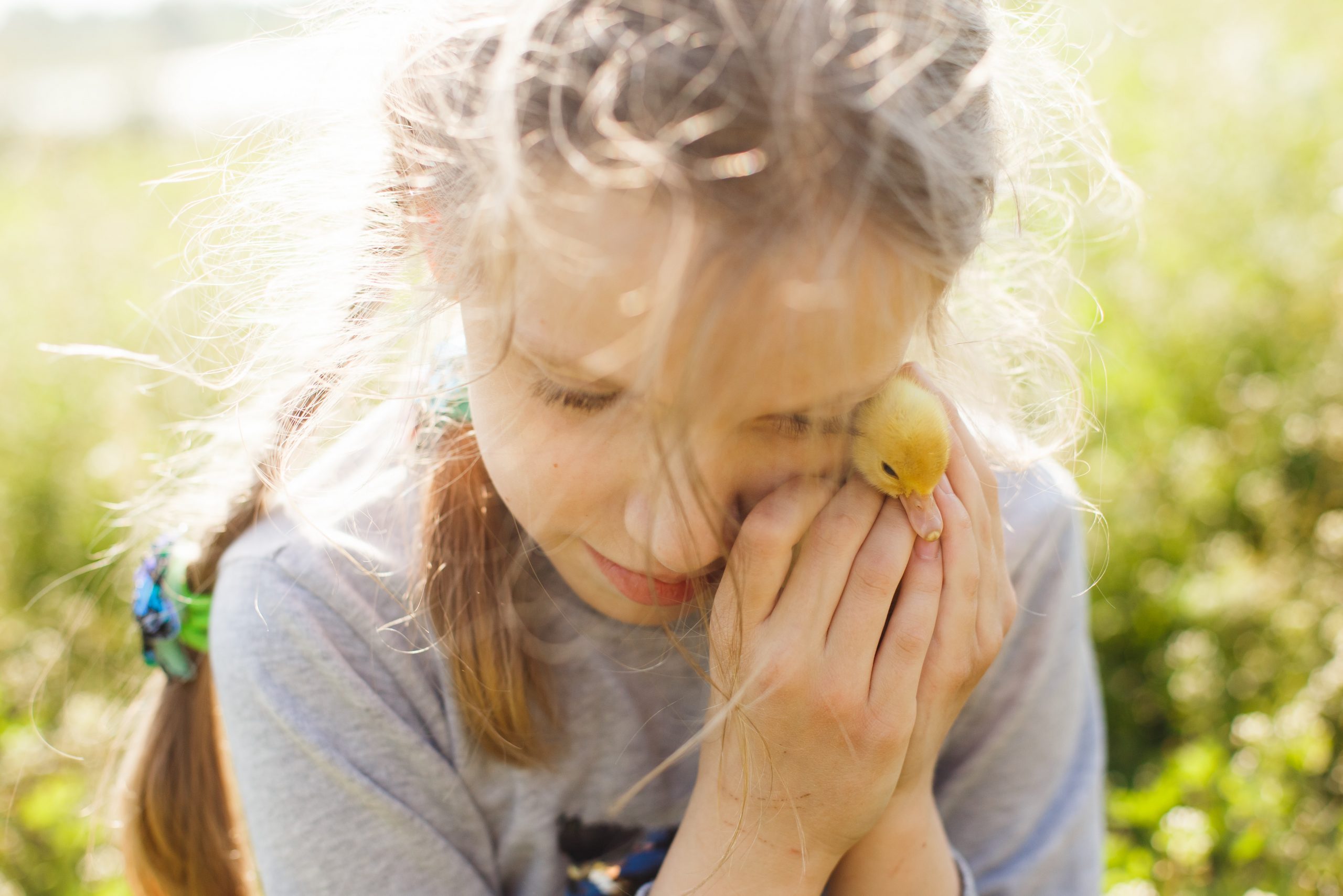 Young Child with Duck