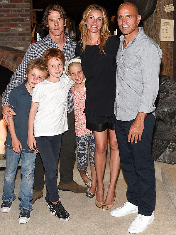 Julia Roberts Children: The family pose for a rare public photo.